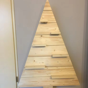 REFIERSE ÁRBOL DE NAVIDAD DECORACIÓN ECOLÓGICA REGALO HECHO A MANO Árbol de madera ornamental hecho en cereza un árbol para cualquier temporada - Product Image 1