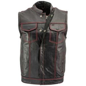 Chaleco sin Mangas con Cuello en V para Motociclistas, Estilo Club, con Bolsillos Laterales, Diseño Personalizado, Venta al por Mayor - Product Image 3