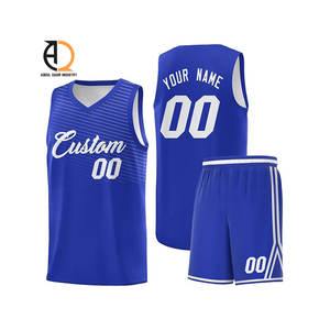 Conjunto de Camiseta y Pantalones Cortos de Baloncesto de Secado Rápido, Transpirable, de Malla, Uniforme de Equipo Juvenil para Hombre, 100% Poliéster, Ropa de Baloncesto - Product Image 2