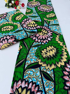 Marruecos OEM Impresión de cera africana y tela de algodón Ankara para vestidos Ropa Bolsos Accesorios Uso promocional y de marca - Product Image 3