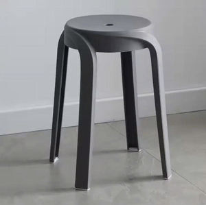 Taburetes de Plástico Apilables, Antideslizantes, Resistentes, Portátiles, Minimalistas, Modernos y Ecológicos para el Hogar - Product Image 1