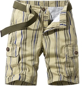 Venta al por mayor Cargo Shorts 100% algodón Multi bolsillos Hombres Cargo Shorts Moda Casual Activewear 6 bolsillos Shorts - Product Image 1