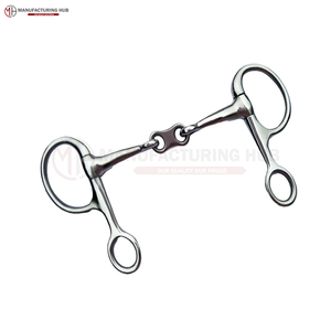 Embouchures pour chevaux Riaz Jamal, neuves, fines, en acier inoxydable, avec grand anneau en D, en cuivre, en métal, produits pour chevaux - Product Image 4