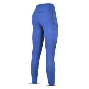 High Waist Seamless Polyester Gym & Running <b>Leggings</b> Quick Dry & Breathable Knitted Fabric for <b>Summer</b> OEM Service Available - Product Image 2