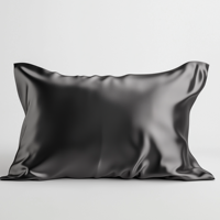 Taie d'oreiller en satin de soie turque de qualité 6A, design personnalisé OEM, luxe, dessin animé, élégante, certifiée OEKO-TEX, imprimé de feuilles brodées