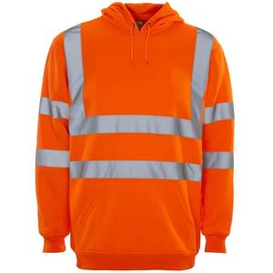 Sudadera Impermeable de Alta Visibilidad ANSI Clase 3 para Seguridad en el Tráfico, con Capucha Ajustable y Tiras Reflectantes Resistentes para Uso Industrial - Product Image 2