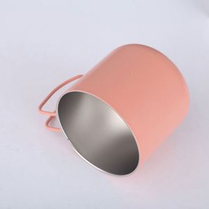 Taza de Café de Acero Inoxidable 304 de Doble Pared de 350 ml con Asa y Tapa, Venta al por Mayor de Fábrica Profesional, Personalizable - Product Image 4