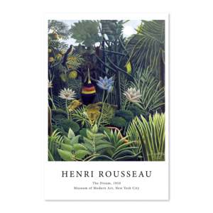 Henri Rousseau's Modern Style 'The Dream' <b>Poster</b> Made of Durable Paper for Wall Decor - Product Image 5