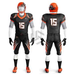 Custom Men's American Football Jersey 100% Polyester Quick Dry Short Sleeve <b>Plus</b> <b>Size</b> Digital Print Custom Team Name - Product Image 4