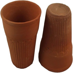 Argile indienne naturelle en verre Kullad jetable de qualité supérieure utilisée pour l'eau Lassi de thé Kullad de haute qualité pour un usage quotidien - Product Image 5