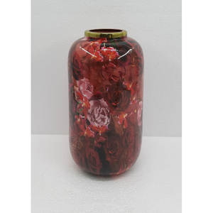 Diseño atractivo florero de metal calcomanía esmalte terminado para la Oficina y la decoración de Mesa del hogar hecho a mano personalizado a granel - Product Image 3