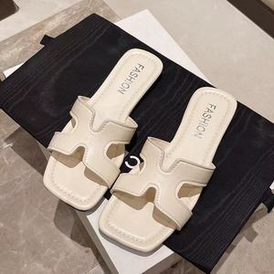 Chaussures de plage décontractées plates pour femmes, tendance, écologiques, respirantes, durables, en maille, à bout ouvert, à semelle souple, pour le printemps et l'automne - Product Image 2