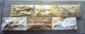 Revestimiento de Pared Exterior de Palimanan Amarillo Natural, Acabado de Superficie Desgastada, para Uso en Hoteles - Product Image 3