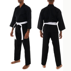 Entraînement professionnel Judo karaté Kimono 100% coton uni Gi uniforme confortable Pakistan Jiu Jitsu pas cher Arts martiaux porter pour - Product Image 4