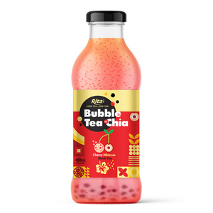 Bouteille en verre 400ml RITA Bubble Tea avec saveur de limonade pêche chia haute qualité OEM ODM fabricant fournisseur du Vietnam - Product Image 4