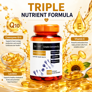 En stock – Complexe CoQ10 Coenzyme Q10 en gélules molles avec lécithine de soja et vitamine E – Puissant antioxydant pour le soutien cardiaque, la santé cellulaire et l'énergie - Product Image 3