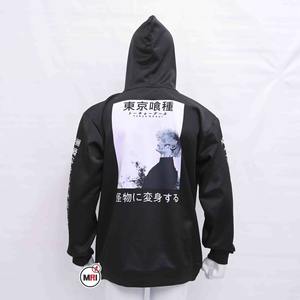 Nueva moda hecha a medida Streetstyle Heavyweight Hoodie Serigrafía Logotipo delantero trasero Estilo de manga larga Bolsillos grandes Sudadera con capucha - Product Image 2