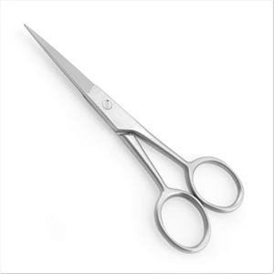 Tijeras de corte de bigote para hombres hechas a mano, hoja recta de belleza de acero inoxidable para vello Facial, pan, cuidado de uñas afiladas, manicura - Product Image 2