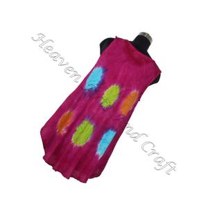 Señoras Sexy sin mangas ropa de playa Tie Dye vestido de mujer paraguas vestido Tie Dye diseño colorido rayón ropa de playa paraguas Tie Dye - Product Image 4