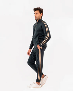 Men Two Piece Tracksuit Set Jacket and Pants Athletic Tracksuit for Men with <b>Full</b> <b>Zip</b> <b>Sweatshirt</b> and Joggers - Product Image 2