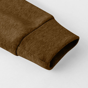 Sudadera con capucha de gran tamaño para hombre, sudadera de algodón pesado, ropa de calle bordada, Top informal holgado de manga larga con capucha - Product Image 3