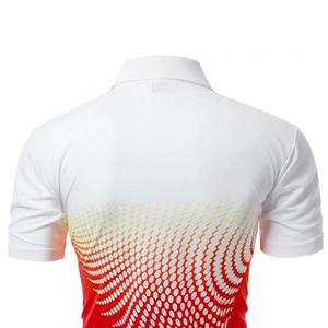 Polos de Golf para Hombre al por Mayor, Polos de Manga Corta de Algodón de Alta Calidad, Camisetas Uniformes con Sublimación Personalizada OEM - Product Image 6