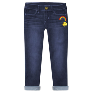 Pantalones Vaqueros de Mezclilla para Niños, Cinco Bolsillos, Algodón y Elastano, Cómodos, Bordados e Impresos, Hechos en Bangladés - Product Image 1