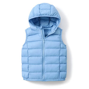 Chaqueta acolchada con logotipo personalizado, chaqueta sin mangas para hombre, chaleco acolchado de invierno, abrigo informal con cremallera completa, chaquetas acolchadas - Product Image 4