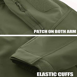 Chaqueta Softshell de Primera Calidad, Cómoda, de Lana para Invierno, de Secado Rápido, Resistente al Viento, Servicio OEM, Logotipo Personalizado, Estilo Urbano - Product Image 6