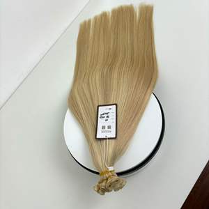 Extensiones de Cabello Humano Natural Vietnamita Remy 100% Natural, Lujo A+++, Doble Trama a Máquina, Cutícula Alineada, Negro, Ondulado Natural - Product Image 5