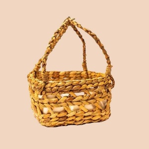 Cheap Price Eco Friendly Sea <b>Grass</b> Basket Natural Handmade Mini Plant Pot <b>Food</b> Storage Basket for Picnic - Product Image 3