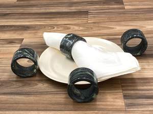 Marble Napkin <b>Ring</b> <b>Resin</b> Wholesale <b>Ring</b> Holder for Kitchenware for Wholesale & Bulk Order Wedding Decor Restaurant & Home - Product Image 3