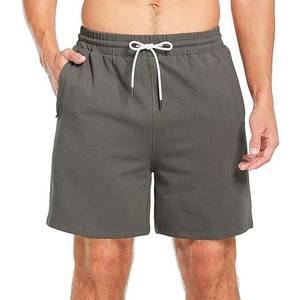 Pantalones cortos de ropa de hombre de alta calidad con cordón en la cintura de último diseño 100% algodón ropa de calle de verano precio barato pantalones cortos para correr adultos - Product Image 3