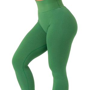 เลกกิ้งออกกำลังกายเอวสูงแห้งเร็วสำหรับผู้หญิงเลกกิ้งออกกำลังกายเล่นโยคะเล่นยิมผ้ายืดสีพื้นใหม่ล่าสุด - Product Image 1