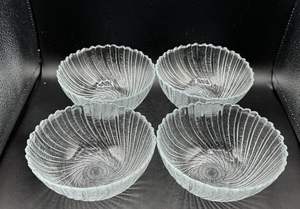 Bol de service de forme ronde en verre transparent de style moderne avec conception de crabes d'excellente qualité pour le service - Product Image 6