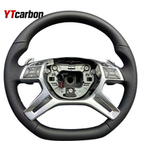 Volant de direction en fibre de carbone noir style piano YTcarbon pour voitures G Class W209 W211 W219 W463 R230 2009-2013