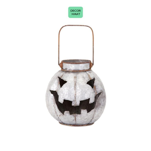 Vente chaude Style Classique Fer Citrouille Lanterne Personnalisé À La Main Accessoire Décoratif pour Halloween Décorations De Noël - Product Image 4