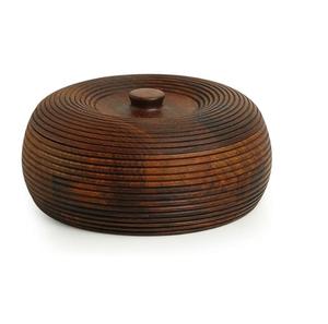 Caja de cazuela de madera artesanal elegante de suministro directo de fábrica perfecta para uso diario en la cocina Potlucks y transporte de alimentos - Product Image 1