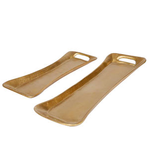 Suministros para hoteles y restaurantes Bandeja de exhibición de alimentos con asas Bandeja de madera de tendencia superior - Product Image 5