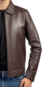 Veste en cuir végétalien écologique Homme Design élégant - Product Image 5