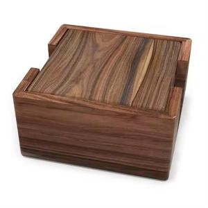 ที่รองแก้วไม้ไผ่ฉนวนกันความร้อนถาดรองชาไม้ไผ่ทรงกลมโลโก้ตามสั่ง - Product Image 4