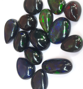 Malachite naturelle de haute qualité, forme ovale, cabochon lisse, 10x25 mm, certifiée IGI brésilienne, fabrication de bijoux hip-hop, cadeau - Product Image 2