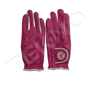 Guantes de golf de cuero personalizados Cabretta Guantes de golf con logotipo personalizado Embalaje Cabretta Cuero Palma Suave Hombres Color blanco Característica - Product Image 4