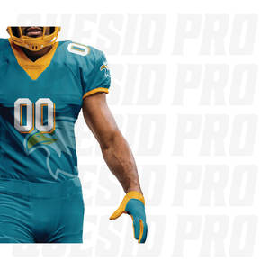 Tenue de football personnalisée pas chère, maillot de football américain, sac à dos, gants, chaussettes, pack d'équipe, jeunes, adultes, entraînement universitaire, match - Product Image 4