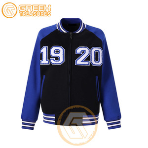 Personalizada de alta calidad Zeta Phi Beta Varsity chaqueta transpirable polar bordado Crest letras Sorority ropa tela de algodón - Product Image 1