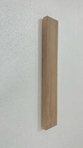 White Oak Baserail 4200mm Length 41mm Groove Anti-Skid FSC Certified Wall-Mounted Stair Parts for Indoor <b>Outdoor</b> Balcony - Product Image 2