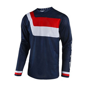 Jersey de Motocross con Diseño de Panel de Flujo de Aire, Tela Suave al Tacto, Estilo Personalizado con Logotipo Impreso - Product Image 1