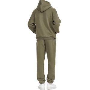 เสื้อฮู้ดดี้โอเวอร์ไซส์แบบ 2 in 1 ผ้าฝ้ายฟลีซ 100% พิมพ์โลโก้ตามสั่ง สไตล์วินเทจ ชุดลำลองใส่ได้ทุกวัน สำหรับทุกเพศ - Product Image 4