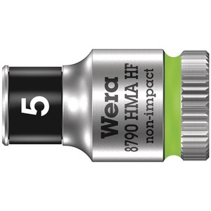 Llave de vaso hexagonal WERA 8790 HMA HF de 1/4 de pulgada, ancho de la llave de inserción de 5 mm, longitud de 23 mm - Product Image 1