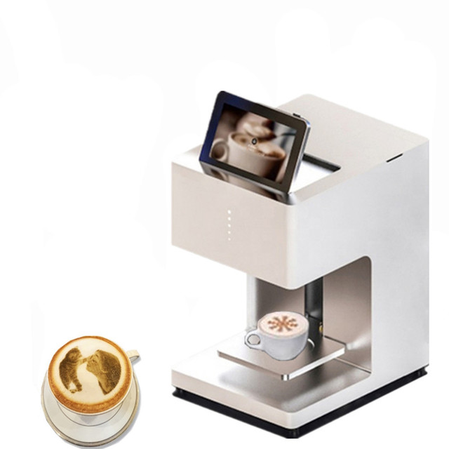 WAISU New Trending Edible Ink Coffee Printer Digital Food Coloring Latte Printer Coffee Printing Edible Coffee Printer